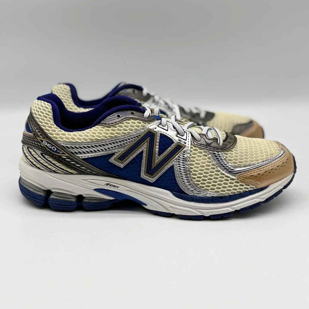 Aime Leon Dore x New Balance 860v2 Mens 10 Blue White Running Shoes**New/Box**